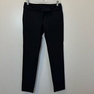 Ann Taylor Modern cut black womens pants. Size 0 flat front